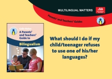 What should I do if my childteenager refuses to use one of hisher languages