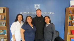 Tommi with Dolores, Bessie and Smita during our visit to UTP