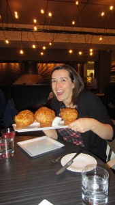 Kim and the Yorkshire puddings!